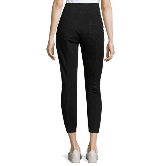 A.L.C. NWT Women's Black High Waist Lace Up Ankle Pants Size 4 - Picture 9 of 14